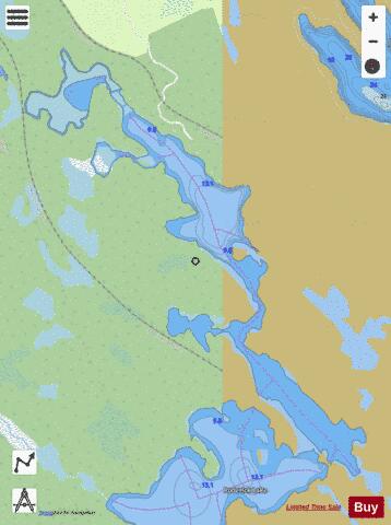 Cassidy Lake depth contour Map - i-Boating App - Streets