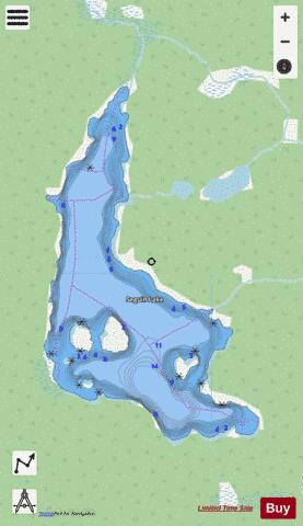 Seguin Lake depth contour Map - i-Boating App - Streets