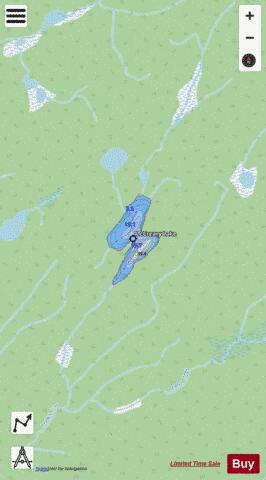 McCreary Lake depth contour Map - i-Boating App - Streets