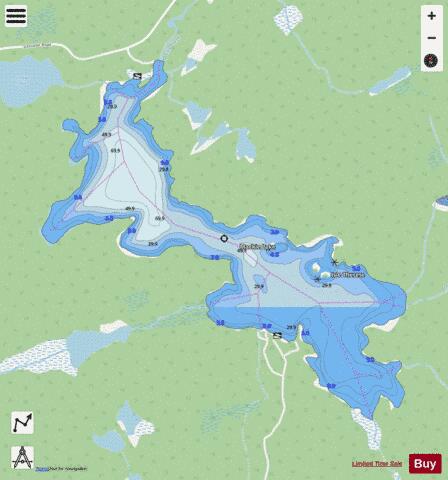 Mackie Lake depth contour Map - i-Boating App - Streets