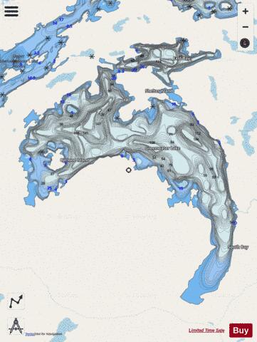 Greenwater Lake depth contour Map - i-Boating App - Streets
