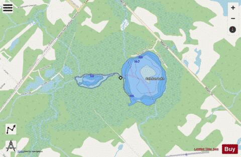 Caledon Lake depth contour Map - i-Boating App - Streets