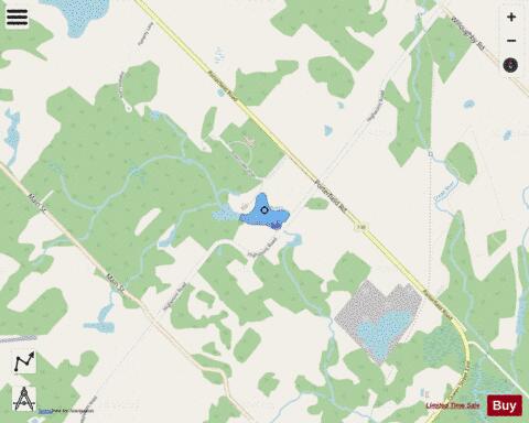 McCallum's Pond depth contour Map - i-Boating App - Streets
