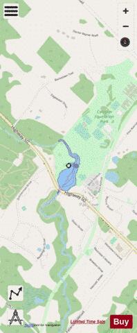 Palgrave Pond depth contour Map - i-Boating App - Streets