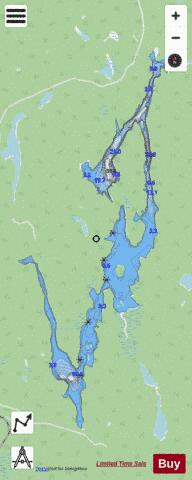 Kaneki Lake depth contour Map - i-Boating App - Streets