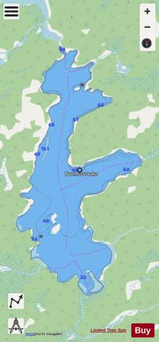 North Scot Lake depth contour Map - i-Boating App - Streets