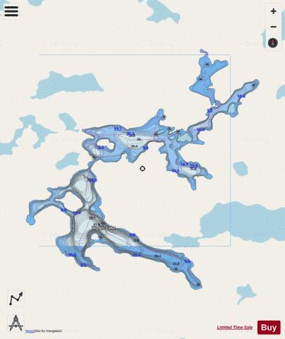 Wyder Lake depth contour Map - i-Boating App - Streets