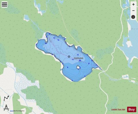 Lac St. Jean depth contour Map - i-Boating App - Streets
