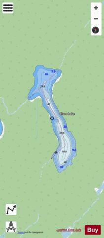 Clove Lake depth contour Map - i-Boating App - Streets