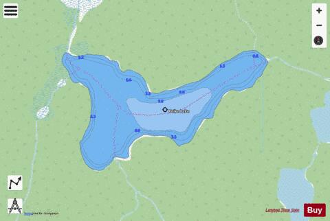 Keike Lake depth contour Map - i-Boating App - Streets