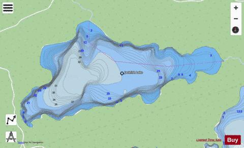 Jackfish Lake depth contour Map - i-Boating App - Streets