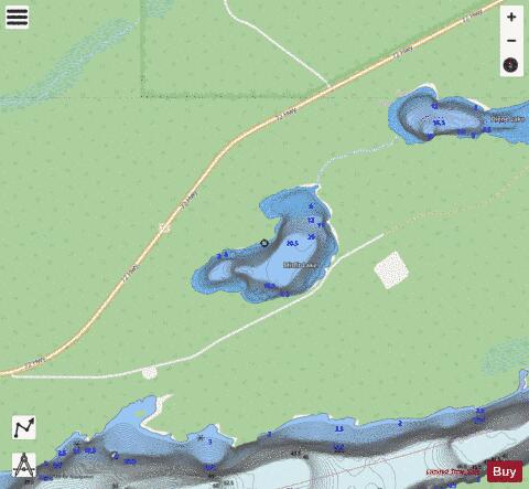 Misfit Lake depth contour Map - i-Boating App - Streets