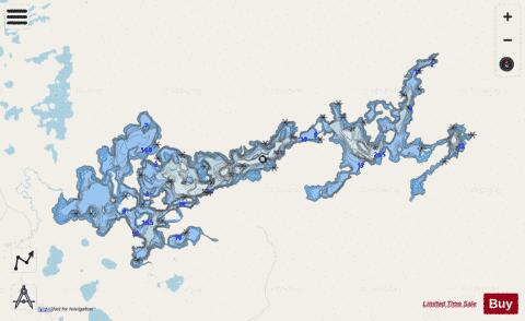 Nungesser Lake depth contour Map - i-Boating App - Streets
