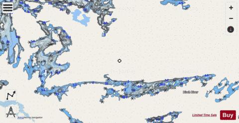 Springpole Lake depth contour Map - i-Boating App - Streets