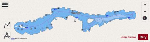 Yapp Lake depth contour Map - i-Boating App - Streets