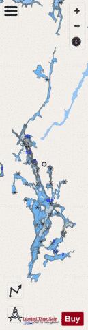 Granite Lake depth contour Map - i-Boating App - Streets