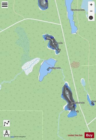 Flamingo Lake depth contour Map - i-Boating App - Streets