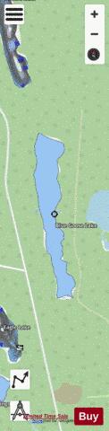 Blue Goose Lake depth contour Map - i-Boating App - Streets