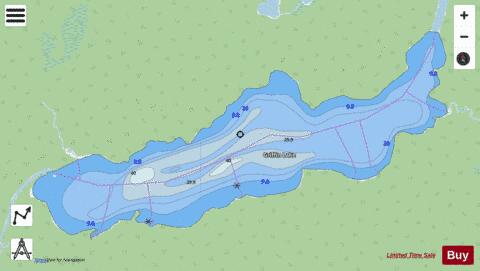 Griffin Lake depth contour Map - i-Boating App - Streets