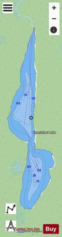 Carmichael Lake depth contour Map - i-Boating App - Streets