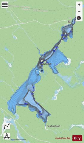 Rufus Lake depth contour Map - i-Boating App - Streets