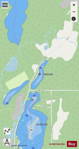 Kluck Lake depth contour Map - i-Boating App - Streets