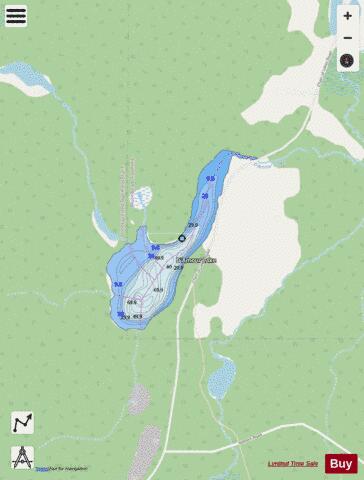 D'Amour Lake depth contour Map - i-Boating App - Streets