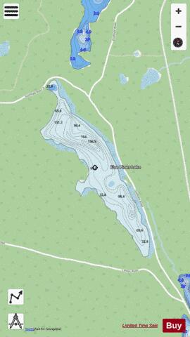 Five Pines Lake depth contour Map - i-Boating App - Streets