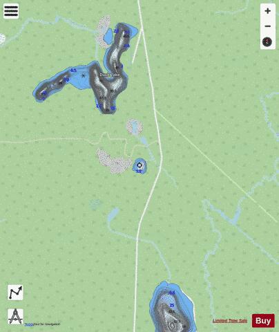CA_ON_V_103409888 depth contour Map - i-Boating App - Streets