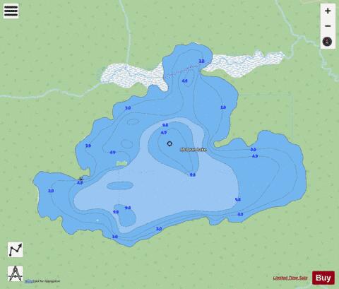 McBean Lake depth contour Map - i-Boating App - Streets