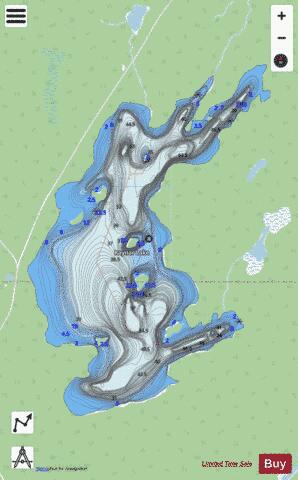 Raynar Lake depth contour Map - i-Boating App - Streets