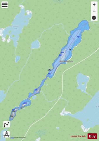 McEachern Lake depth contour Map - i-Boating App - Streets