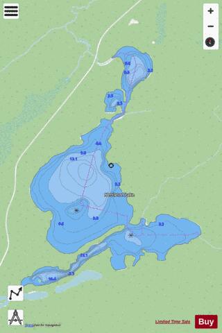 Nettleton Lake depth contour Map - i-Boating App - Streets