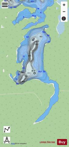 CA_ON_V_103412393 depth contour Map - i-Boating App - Streets