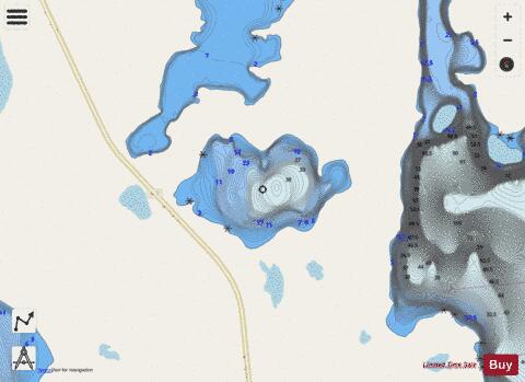 South Crook Lake depth contour Map - i-Boating App - Streets