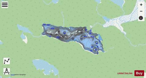 Desayeux Lake depth contour Map - i-Boating App - Streets