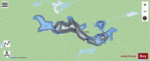 Lucille Lake depth contour Map - i-Boating App - Streets
