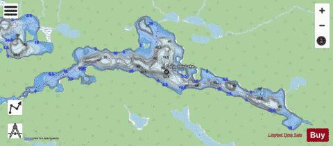 Conacher Lake depth contour Map - i-Boating App - Streets