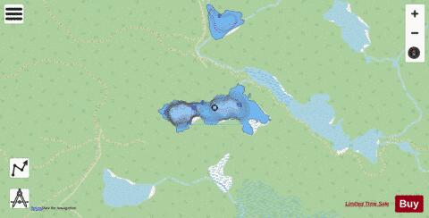 Sturgeon Lake 33 depth contour Map - i-Boating App - Streets