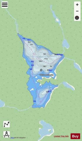 White Rock Lake depth contour Map - i-Boating App - Streets