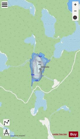 Heal Lake depth contour Map - i-Boating App - Streets