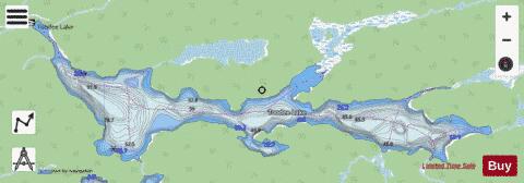 Toodee Lake depth contour Map - i-Boating App - Streets