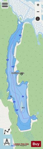 Davidson Lake depth contour Map - i-Boating App - Streets