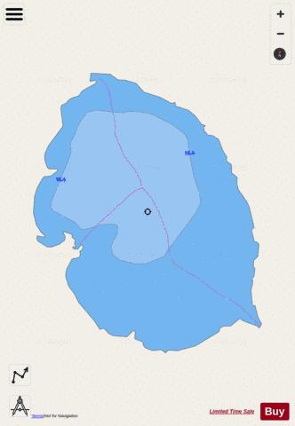 Stoughton Lake depth contour Map - i-Boating App - Streets