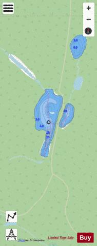 Owens Lake 9 depth contour Map - i-Boating App - Streets