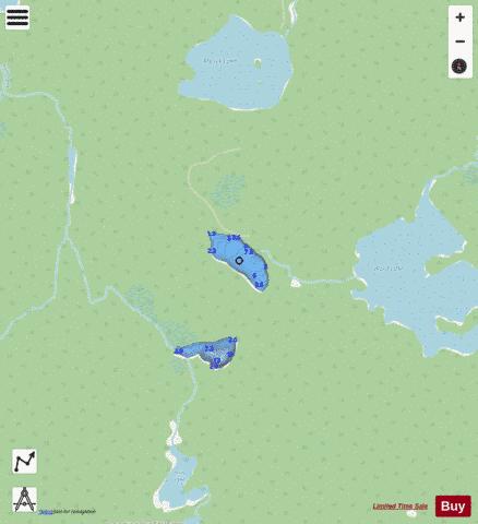 Jay Lake depth contour Map - i-Boating App - Streets