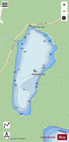 Constance Lake depth contour Map - i-Boating App - Streets