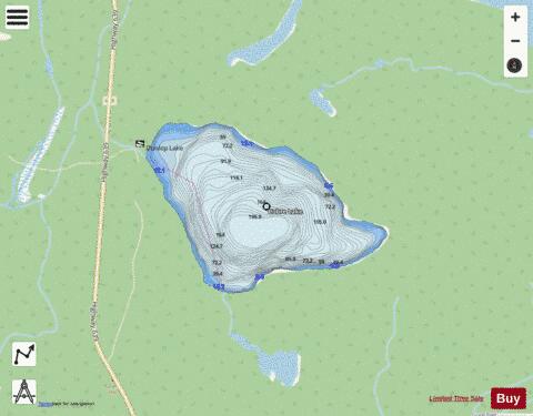 Cobre Lake depth contour Map - i-Boating App - Streets