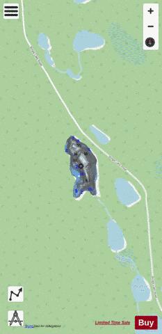 Anne Lake, Marathon depth contour Map - i-Boating App - Streets