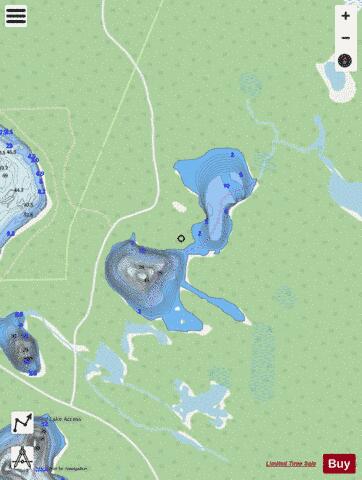 Beaver Lake depth contour Map - i-Boating App - Streets